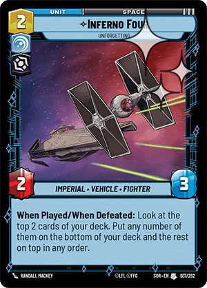 ⟡ Inferno Four, Unforgetting