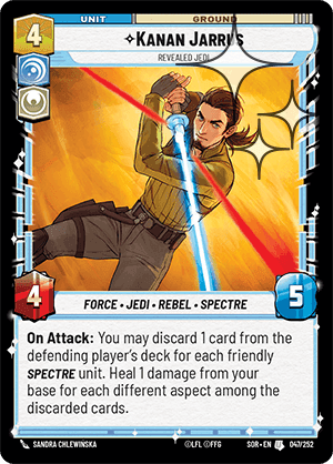 ⟡ Kanan Jarrus, Revealed Jedi