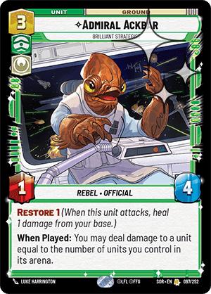 ⟡ Admiral Ackbar, Brilliant Strategist
