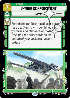 U-Wing Reinforcement