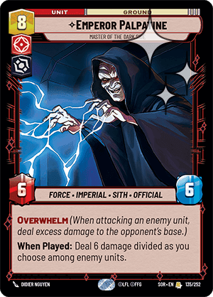 ⟡ Emperor Palpatine, Master of the Dark Side