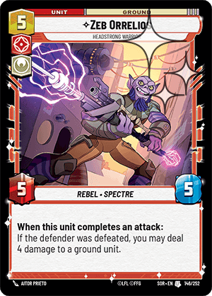 ⟡ Zeb Orrelios, Headstrong Warrior