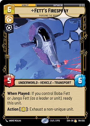 ⟡ Fett's Firespray, Pursuing the Bounty