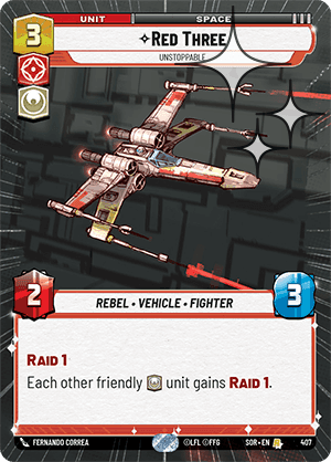 ⟡ Red Three, Unstoppable