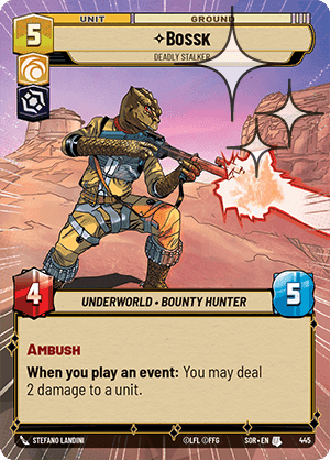 ⟡ Bossk, Deadly Stalker