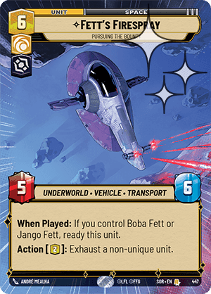 ⟡ Fett's Firespray, Pursuing the Bounty