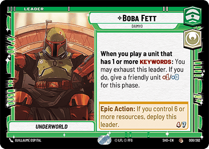⟡ Boba Fett, Daimyo
