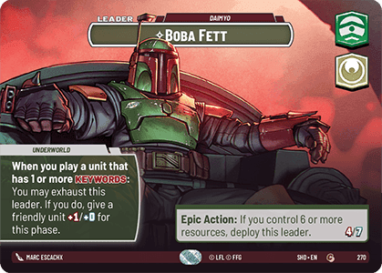 ⟡ Boba Fett, Daimyo