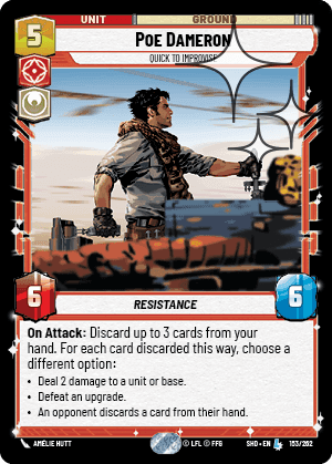 ⟡ Poe Dameron, Quick to Improvise