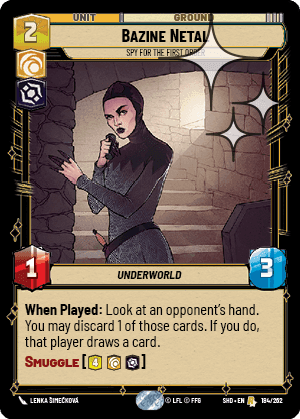 ⟡ Bazine Netal, Spy for the First Order