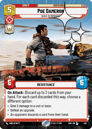 ⟡ Poe Dameron, Quick to Improvise