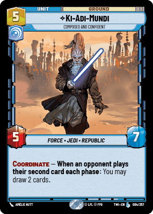 ⟡ Ki-Adi-Mundi, Composed and Confident