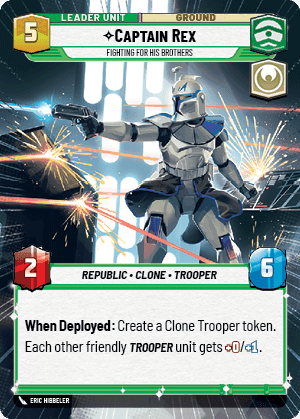 ⟡ Captain Rex, Fighting For His Brothers (back)