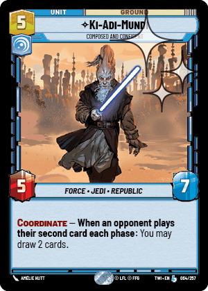 ⟡ Ki-Adi-Mundi, Composed and Confident