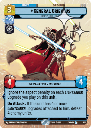 ⟡ General Grievous, Trophy Collector