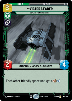 ⟡ Victor Leader, Leading from the Front