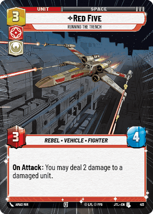 ⟡ Red Five, Running the Trench