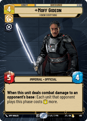 ⟡ Moff Gideon, I Know Everything