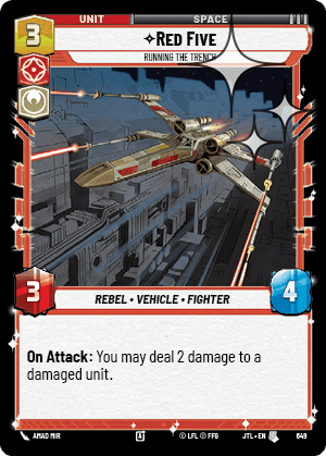 ⟡ Red Five, Running the Trench