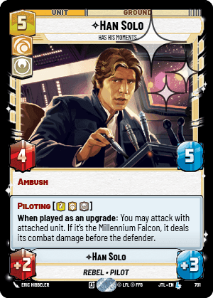 ⟡ Han Solo, Has His Moments