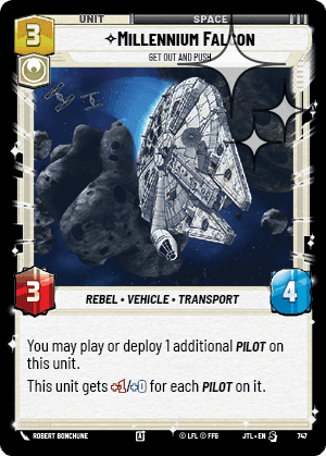 ⟡ Millennium Falcon, Get Out And Push