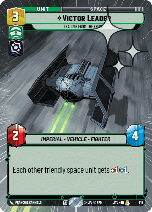 ⟡ Victor Leader, Leading from the Front