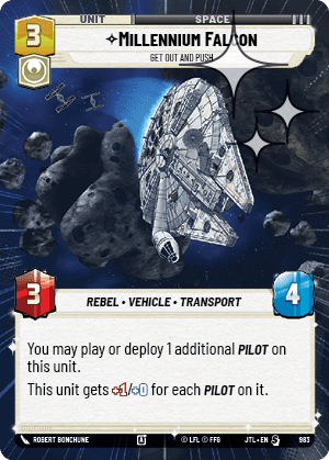 ⟡ Millennium Falcon, Get Out And Push
