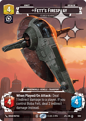 ⟡ Fett's Firespray, Feared Silhouette