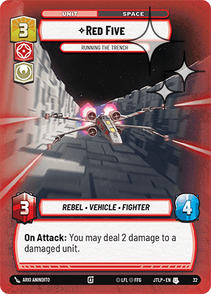 ⟡ Red Five, Running the Trench