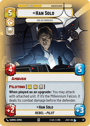 ⟡ Han Solo, Has His Moments