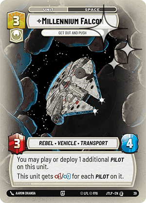 ⟡ Millennium Falcon, Get Out And Push