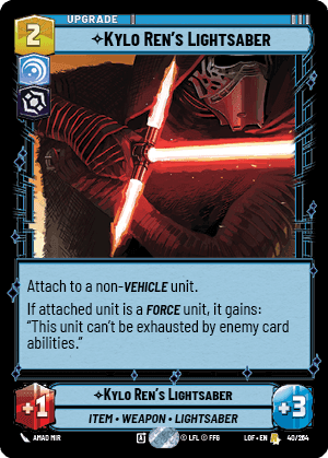 ⟡ Kylo Ren's Lightsaber