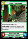 ⟡ Yoda's Lightsaber