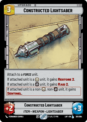 Constructed Lightsaber