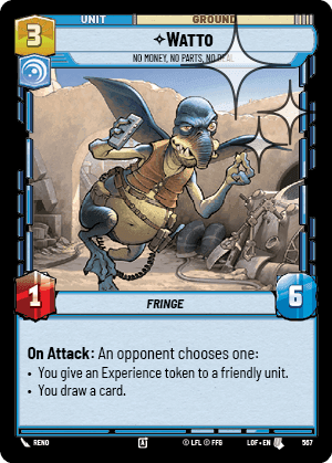 ⟡ Watto, No Money, No Parts, No Deal