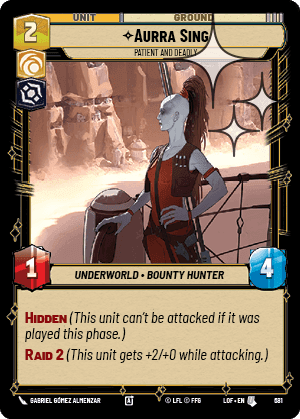 ⟡ Aurra Sing, Patient and Deadly