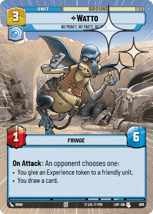 ⟡ Watto, No Money, No Parts, No Deal