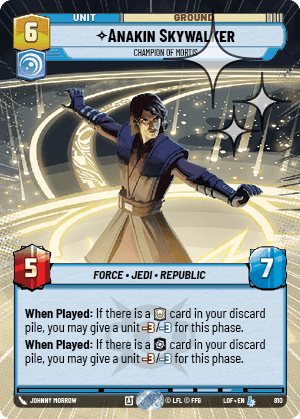 ⟡ Anakin Skywalker, Champion of Mortis