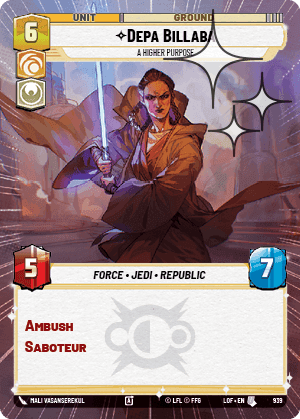 ⟡ Depa Billaba, A Higher Purpose