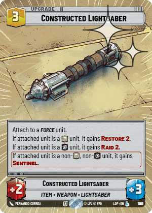 Constructed Lightsaber