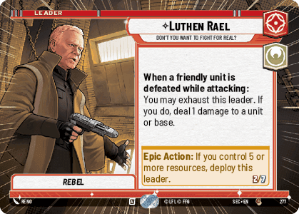 ⟡ Luthen Rael, Don't You Want to Fight For Real?