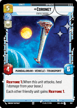 ⟡ Coronet, Stately Vessel