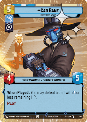 ⟡ Cad Bane, Impressed Now?