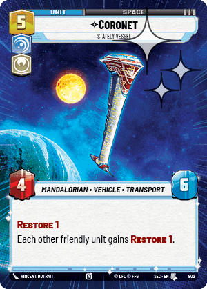 ⟡ Coronet, Stately Vessel