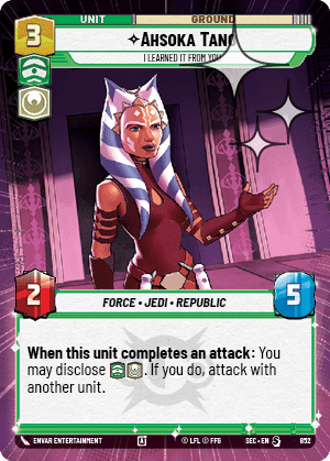 ⟡ Ahsoka Tano, I Learned It from You
