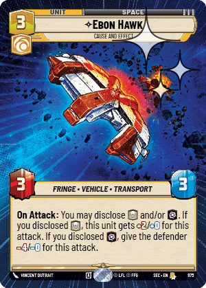 ⟡ Ebon Hawk, Cause and Effect