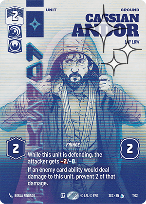 ⟡ Cassian Andor, Lay Low