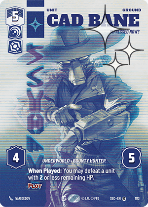 ⟡ Cad Bane, Impressed Now?