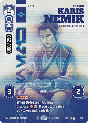 ⟡ Karis Nemik, Freedom is a Pure Idea