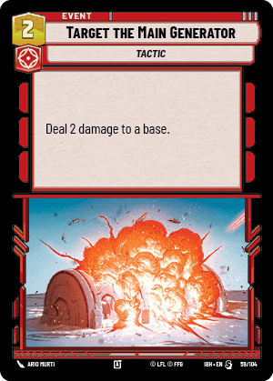 Target the Main Generator